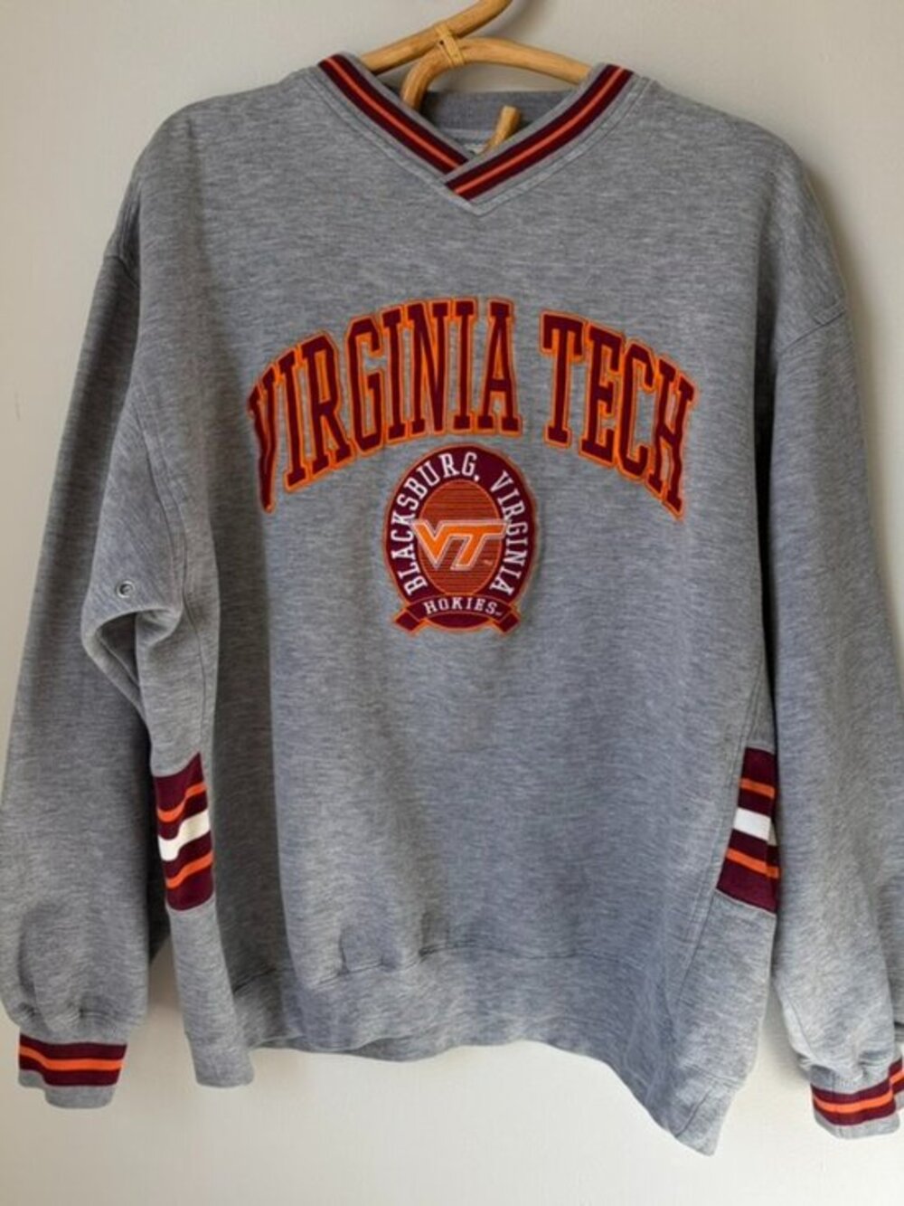 Vintage Virginia Tech Hokies Blacksburg Virginia Sweatshirt Women's Large